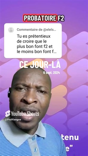 2K views · 27 reactions | Comparaison probatoire F2, F3, E, C et D le choix de la spécialité technique après la classe de 3iem | Ibrahim Eric | Facebook