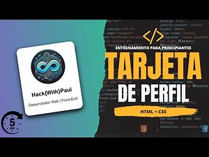 HTML y CSS para Principiantes: Diseñando tu Primera Tarjeta de Perfil 💻