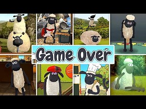 Evolution Of Shaun the Sheep Games Death Animations & Game Over Screens (2008 - 2025)