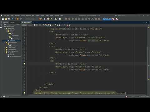 Video #1 Cálculo Monto factura Java Web