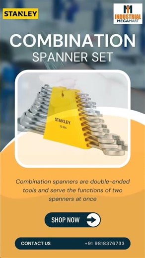 Stanley Combination Spanner Set (70-963E)