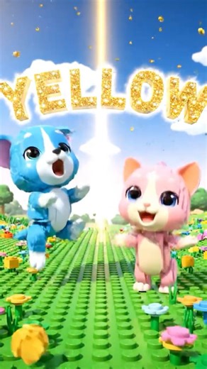 CLICK CLICK PARTY! | BluBlu & MiuMiu Learn Colors 🌈 #Shorts | The Zoo Lego