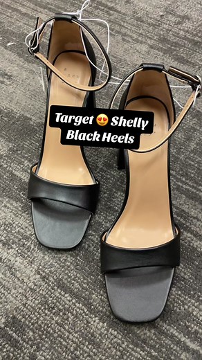 Target Shelly Heels Black $29.99 Great black staple heels to to go from work to dinner date. Classy for an interview outfit. Spring day party to summer night. Check out my feed for other heels that Target has in store and on-line or plan a Target run soon! #target #targetstyle #targetfind #spring2024 #summer2024 #heels #checkmyfeed #blackheels