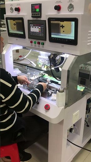 Cof bonding alignment process / manual cof bonding lcd led tv repair machine