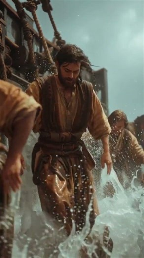 👉🏼 Jonah and the Whale: God's Escape 🙏🏼✝️🔥 #Jonah #Faith #God #Miracle #shortvideos