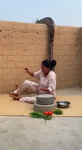 Village Courtyard Shock! Lady vs Giant Unbelievable Showdown