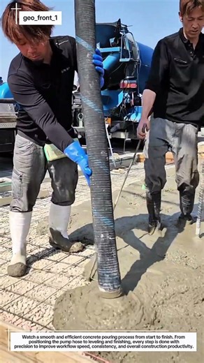 Incredibly Satisfying Concrete Pouring & Finishing Process | Precision Work in Action