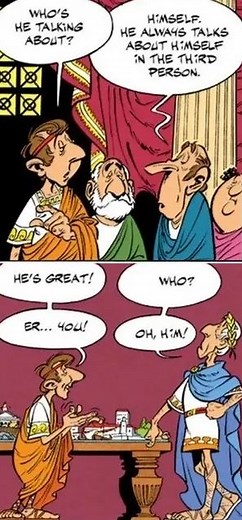 Third-Person Person - TV Tropes