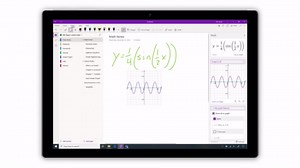 在 OneNote 中使用“数学助手”绘制数学函数的图表