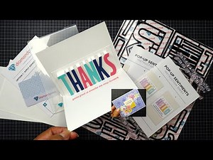 HSN $7.50 Craft Cart Open! Diamond Press "Pop-Up Sentiments" Stamps & Dies Kit Review Tutorial!