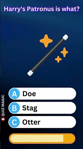 Harrys Patronus is what? WEQIB #QuizMagic #ViralQuiz