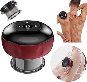 Electric Cupping Device - 4 in 1 Smart Cupping Massager, Portable Kit for Body Massage, Dynamic Therapy Set