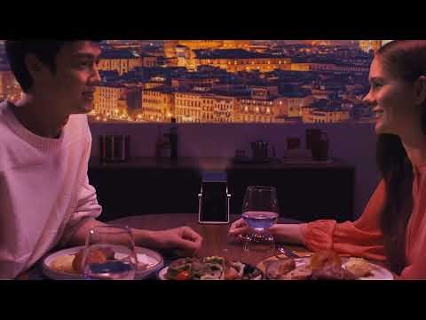 LG CineBeam Q 4K Portable Projector – Elegant, compact design. Epic picture. (HU710PB)