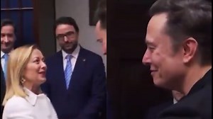 'Elon Musk Has A Crush On Her': Netizens Discuss As Tech Billionaire 'Blushes' After Meeting Giorgia Meloni