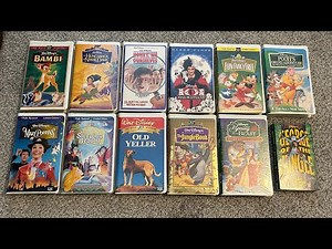 My 1997 Disney Video Rewards Program VHS Collection