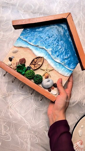 Nazia | I Did RESIN Art*WITHOUT Resin! Watch It's Tutorial Video on my YouTube channel Channel Name- NazuArt #reels #art #craft #resin #resinart... | Instagram