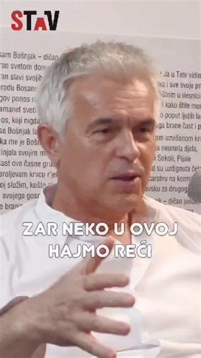 1K views · 206 reactions | Podcast Stava Elvir Švrakić: Preživjet ćemo režim, mi se ne stidimo ko smo i šta smo Cijelu emisiju pogledajte na YouTube kanalu STAV TV https://www.youtube.com/@STAVPodcast | STAV | Facebook