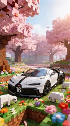 This Bugatti in Minecraft Looks Insane