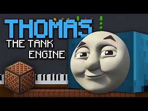 Thomas The Tank Engine Theme - Minecraft Note Block Command Block Cover