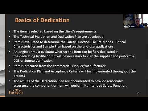 Commercial Grade Dedication: What you need to know