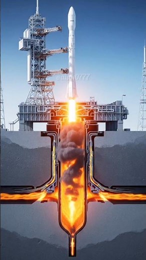 How Rockets Launch Without🚀🔥 Destroying the Ground? | #rocket #rocketlaunch #facts #science #yt