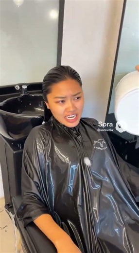 Hair Salon Prank Ice Bucket Water Challenge Surprise #prank #hairstyle #icebucketchallange #surprise