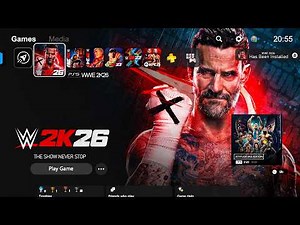 WWE 2K26: Official Main Menu, All Modes Full Walkthrough – PS5