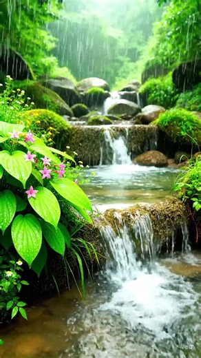 Soothing rain music #shorts