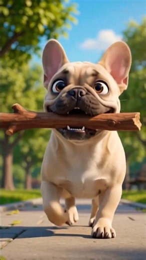 Dog Daily Routine | AI Video | cartoon for kids#cartoon #newanimalsvideo