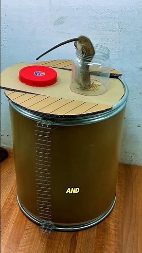 Genius DIY Automatic Mouse Drop Trap Idea | Simple But Extremely Effective