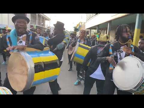 Saxons Superstars Independence Junkanoo 2023 Backline (4k)