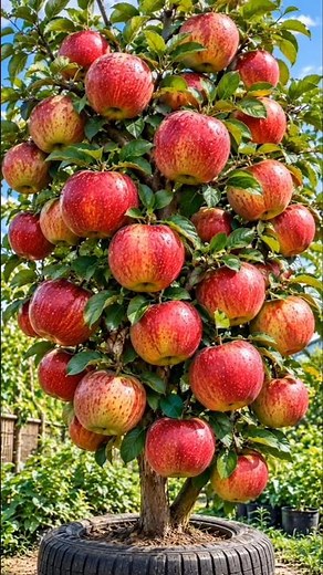 🍎🌳 This Apple Tree Is INSANE! 😱🍎 | So Many Apples on One Tree! #shorts