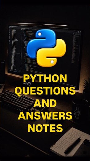 Python Theory Questions & Answers 🐍 | Python Interview Questions for Beginners & Developers