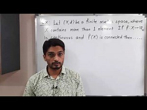 Connectedness - Lecture 31 - Example of Connected sets involving Continuous Function