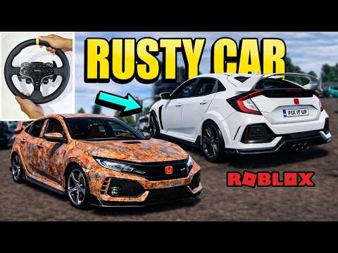 I Fixed Rusty HONDA in ROBLOX! | Fix it up