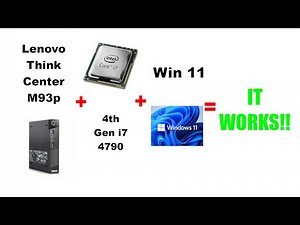 Upgrade Success: Lenovo ThinkCentre M93p - From i5 to i7 & Windows 11 Install | JackofallReys