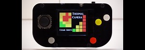 Professional level thermal camera with an Adafruit PyGamer #PyGamer #Adafruit @CedarGroveMakr