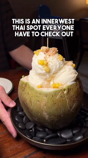 PlacesinSydney on Instagram: "We just found this hidden gem in our local area @thaiparagonmarrickville 🇹🇭✨ and we’re blown away by how good the food was! From their homemade prawn spring rolls to the soft shell crab with yellow sauce, and that loaded tropical coconut ice cream 🍤🦀🍨 everything was spot on. They’ve got three locations across Sydney 📍Strathfield, Marrickville and Gregory Hills. Definitely worth checking out 👏 A D #placesinsydney #sydneyeats #sydneyfoodie #sydneyguide"