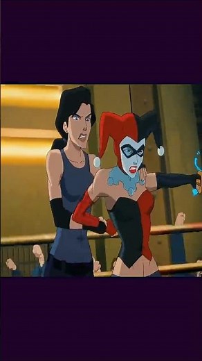 Lois Lane defeated Harley Quinn easily 😅 #justiceleague #harleyquinn #superman #justiceleaguedark