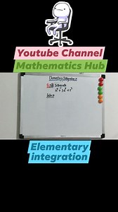 Elementary integration #elementaryintegration #integration #viralreels #viralreelsfb | Mathematics Hub | Facebook