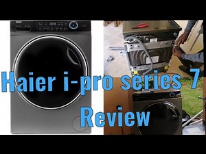 HAIER I-PRO SERIES 7 WASHING MACHINE UNBOXING | DIY| Front Load | How to Install | Part 1 |Haier Ke