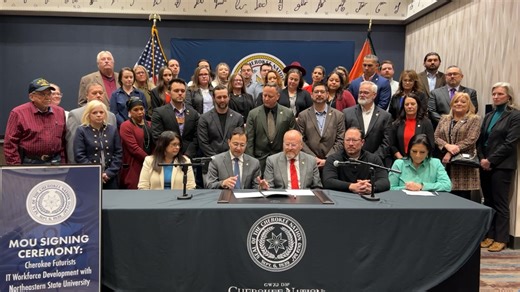 🔴LIVE: Join us as Cherokee Nation Principal Chief Chuck Hoskin Jr. signs an MOU outlining the agreement between Northeastern State University and the Cherokee Nation for the delivery of the Cherokee Futurists Leadership Program. | Cherokee Nation