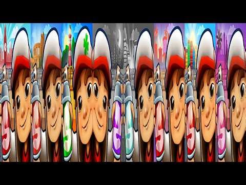 Subway Surfers : Aloha Hawaii 2025 🆚 Copenhagen 2025 🆚 Hollywood 2026 🆚 Seoul 2025 Maps Comparison..