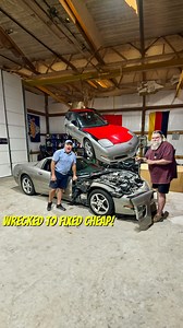 184K views · 2K reactions | Rebuilding My Salvaged Corvette in Just 13 Minutes! | Auto Auction Rebuilds | Facebook