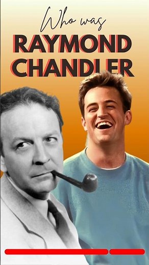 Who Was Raymond Chandler? FRIENDS Reference Explained. ft Chandler Bing #comedy #shorts