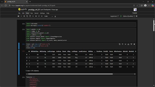 Completed Machine Learning Internship at Prodigy InfoTech | Mohammed Jaffer Sadique M I posted on the topic | LinkedIn