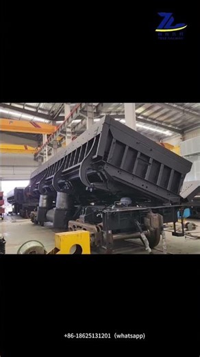 2026 New-Wireless Remote Control Side Dump Wagon Self-tipping Railcar