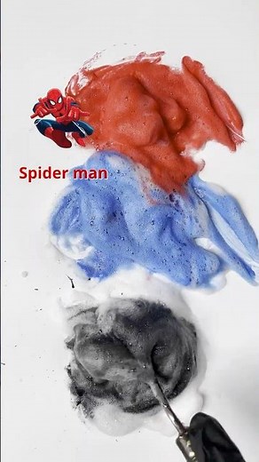 Mixing Spider-Man Colors into Dynamic Acrylic Art | Marvel Inspired Painting