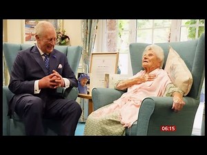 Ethel Caterham birthday (116) gets a visit for King Charles III (4) (UK/Global) 21/Sep/2025