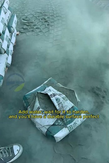 Don’t let cracks ruin your floor’s beauty! 🏠 Check out our quick video on how to effectively use repair cement for a flawless finish. # fyp #fixtheroads #floormix #FloorLeveling #for you